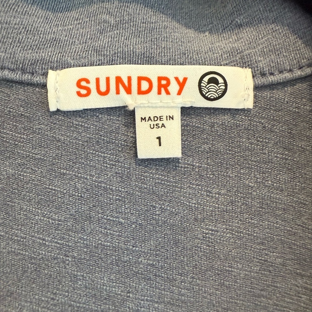 Sundry Ruched Button Front Shirt - Picture 4 of 6
